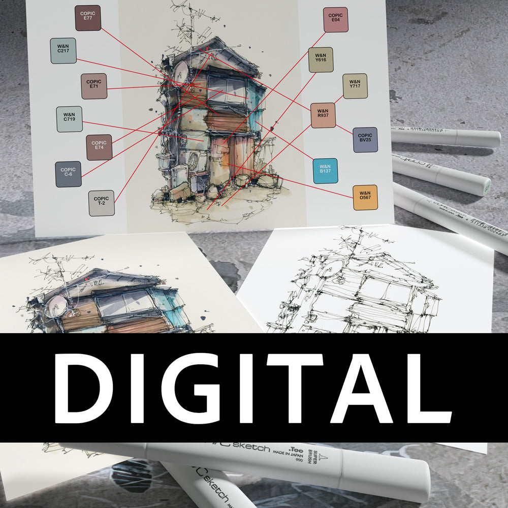 Housesketch Coloring Bundle