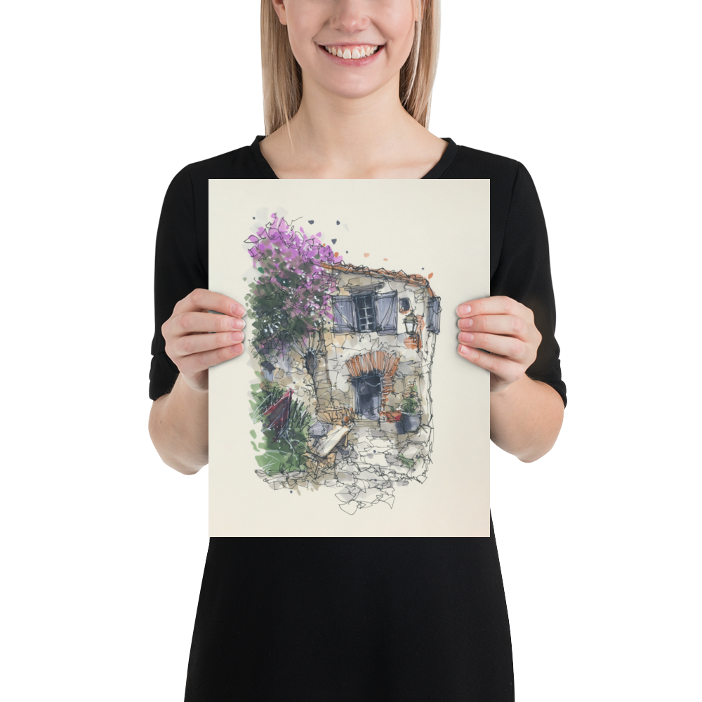 Poster French Sunny House