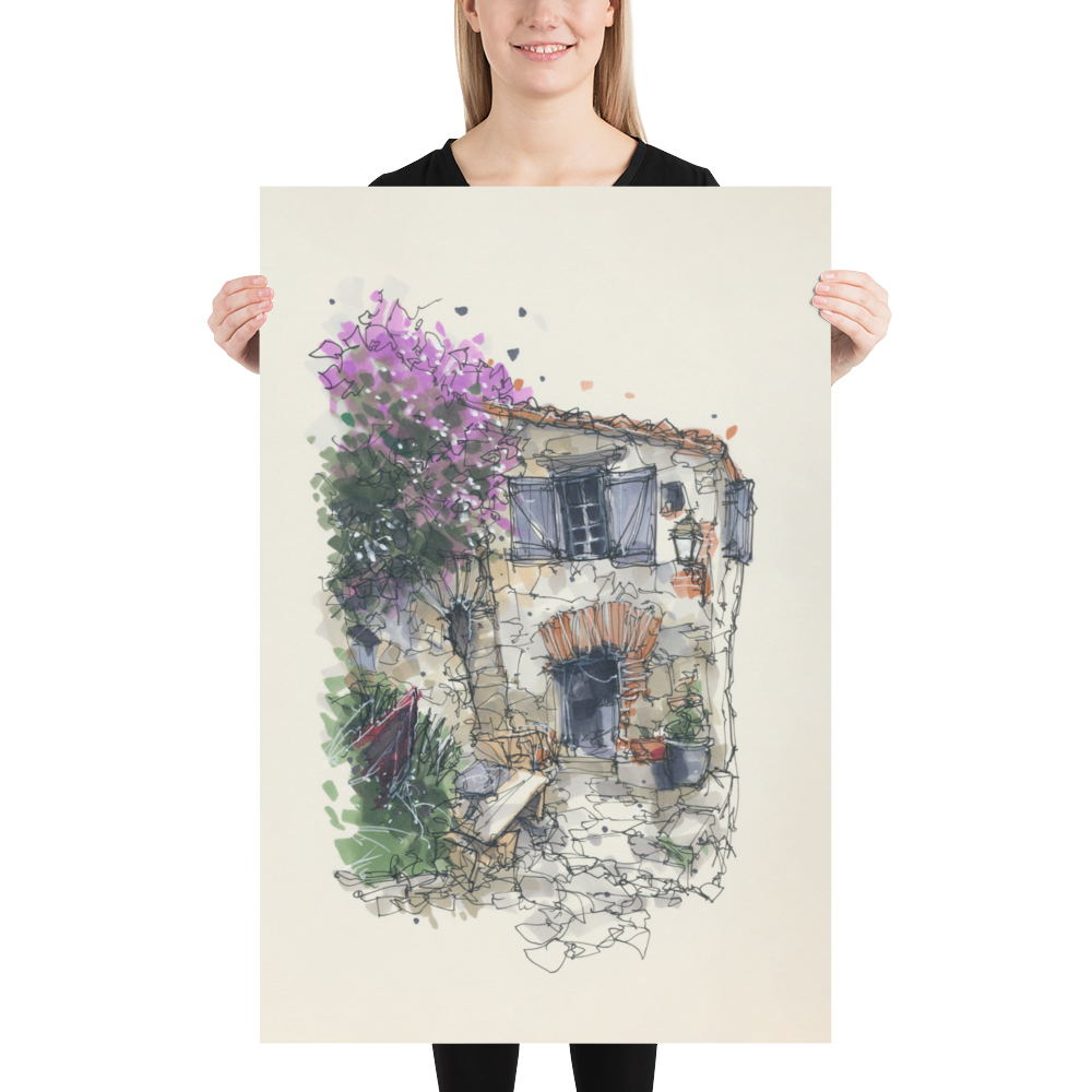 Poster French Sunny House